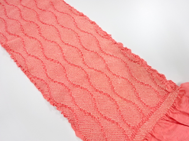 正絹　振袖用　絞り帯揚げ